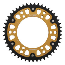 Supersprox - Steel & Aluminum Gold Stealth sprocket, 47T, Chain Size 530, RST-859-47-GLD