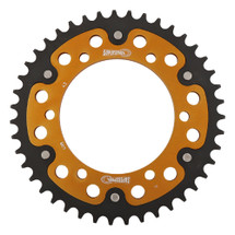 Supersprox - Steel & Aluminum Gold Stealth sprocket, 43T, Chain Size 525, RST-498-43-GLD