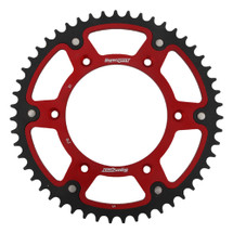 Supersprox - Steel & Aluminum Red Stealth sprocket, 51T, Chain Size 520, RST-210-51-RED
