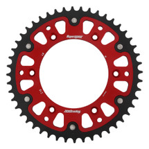 Supersprox - Steel & Aluminum Red Stealth sprocket, 48T, Chain Size 520, RST-210-48-RED