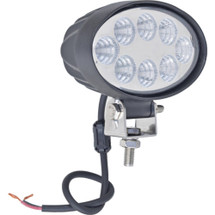 J&N Work Light, 12/24V, LED, 2,000 Lumens, White, 5.5", Flood