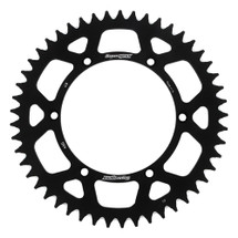 Supersprox Black Aluminum Sprocket, 49T, Chain Size 520, RAL-460-49-BLK
