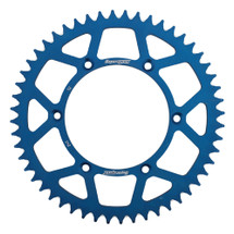 Supersprox Blue Aluminum Sprocket, 52T, Chain Size 520, RAL-245-52-BLU