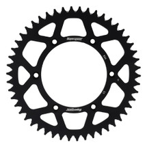 Supersprox Black Aluminum Sprocket, 50T, Chain Size 520, RAL-808-50-BLK