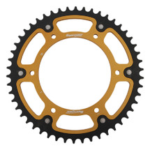 Supersprox - Steel & Aluminum Gold Stealth sprocket, 50T, Chain Size 520, RST-5-50-GLD
