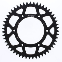 Supersprox Black Aluminum Sprocket, 51T, Chain Size 520, RAL-210-51-BLK