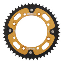 Supersprox - Steel & Aluminum Gold Stealth sprocket, 48T, Chain Size 420, RST-455-48-GLD