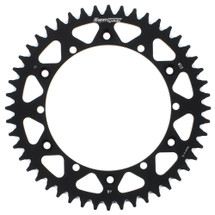 Supersprox Black Aluminum Sprocket, 48T, Chain Size 520, RAL-853-48-BLK