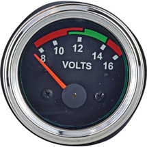 0-18 Volt Voltage Gauge- Lighted 640-01001
