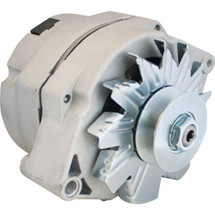 Alternator Tractor 1-Wire 63 Amp 10SI w Pulley for 5/8 Inch Wide Belt