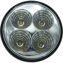 12V Round Flush Mount Tiger Lights LED Light 20 Watts, Flood Off-Road Light TL8100