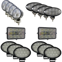 Complete LED Light Kit for John Deere S550, S650, S660 Off-Road Light JDKit-6