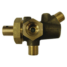 Fuel Valve for Two male ports 1/2"x24 pitch, one female port 1/2"x18 1403-0011
