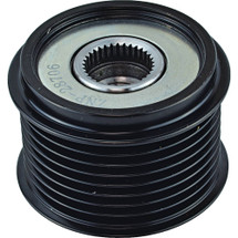 Pulley For John Deere 6250R 0.669" ID, 8 Grooves, M16-1.5 Thread Size 208-24014