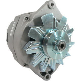 Chrome Chevy Alternator 105 Amp One 1-Wire 65-85 400-12395-C | DBE