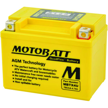 Motobatt MBTX4U 4.7Ah Battery