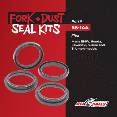 All Balls Fork and Dust Seal Kit - Kawasaki Suzuki 56-144 | DBE