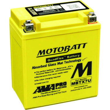 Motobatt MBTX7U 8Ah Battery