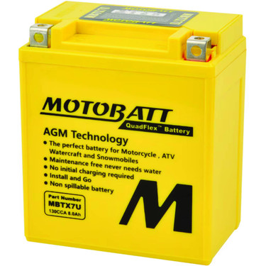 Motobatt MBTX7U 8Ah Battery