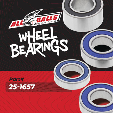 All Balls Wheel Bearing Kit Rear for Honda CBR929RR 00-01, CBR954RR 02-03, 25-1657