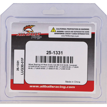 All Balls Wheel Bearing Seal Kit for Arctic Cat Kawasaki Suzuki 25-1331