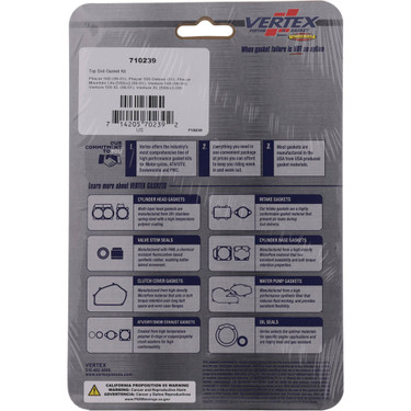 Vertex Top End Gasket Kit for Yamaha 710239