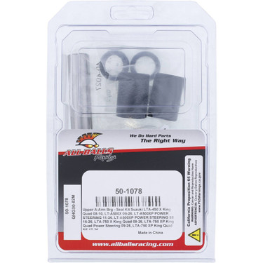 All Balls Upr A-Arm Bearing - Seal Kit Suzuki LTA-450 X King Quad 2008-2010, 50-1078