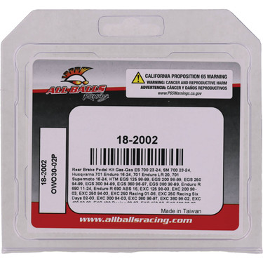 Rear Brake Pedal Kit Husqvarna 701 Enduro 16, KTM EGS 125 98-99, 18-2002