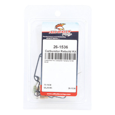 All Balls Carburetor Kit, Complete 26-1536 for Yamaha YZ125 1992-1993