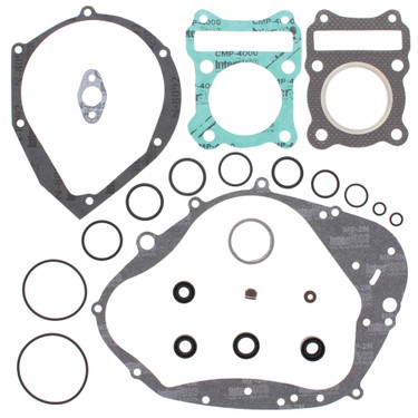 Vertex Gasket Kit with Oil Seals for Suzuki DR 100 1983-1990, DR 125 1982-1984