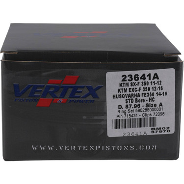 Vertex 87.96mm Standard Bore Replica Piston Kit for KTM 77530107100II, 23641A