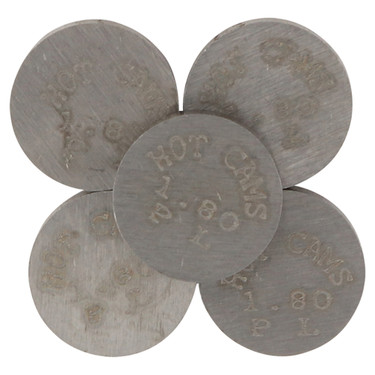 Hot Cams 1.80mm 5 piece Shim Refill for Honda Kawasaki Suzuki Yamaha 0926-1314