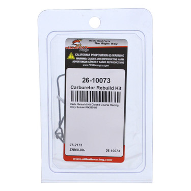 All Balls Carburetor Rebuild Kit 26-10073 for Suzuki RM250 92