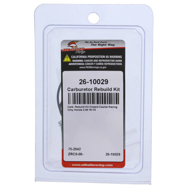 All Balls Carburetor Rebuild Kit 26-10029 for Honda Z-50 76 77 78