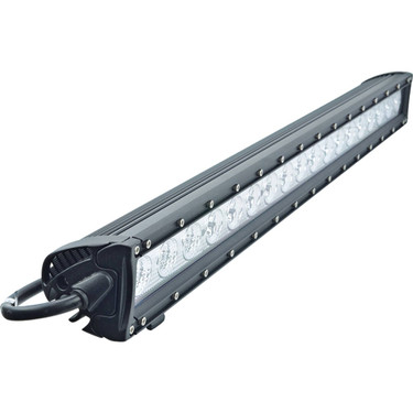 J&N Bar Light, 12/24V, LED, 7,560 Lumens, White, 29.5", Spot/Flood, Black Housing