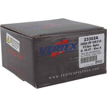 Vertex Replica Forged Piston Kit for Honda CRF 150 R 2007-2009 23302A
