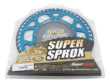 Supersprox Blue Aluminum Sprocket, 50T, Chain Size 520, RAL-245-50-BLU
