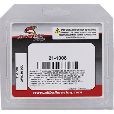 Shock Kit-Front for Honda TRX350FE 2000-2006, TRX350FM Fourtrax Rancher 2000-2006, 21-1008