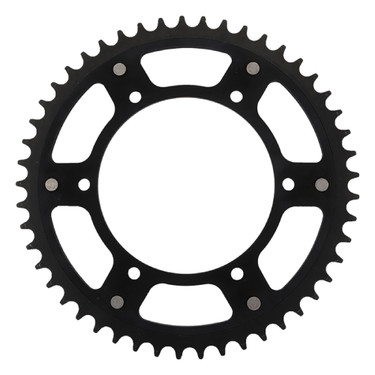 Supersprox - Steel & Aluminum Black Stealth sprocket, 49T, Chain Size 520, RST-245-49-BLK