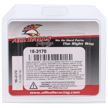 All Balls Front Caliper Rebuild Kit 18-3170 for Can-Am Outlander 1000 2012-2014