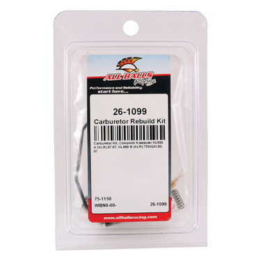 All Balls Carburetor Rebuild Kit 26-1099 for Kawasaki KL650 A KLR 1987-2007