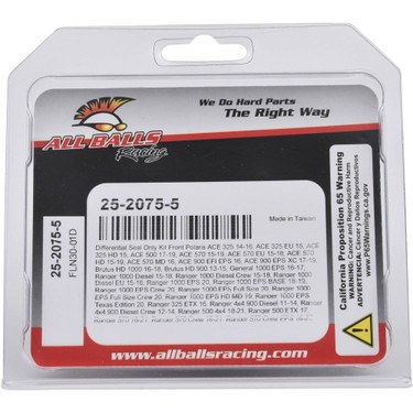 All Balls Racing Differential Seal Kit 25-2075-5 for Polaris ACE 500 18