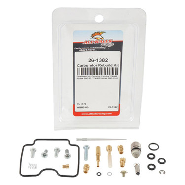 All Balls Carburetor Rebuild Kit 26-1382 for Yamaha YFM400 Kodiak 2WD 2001