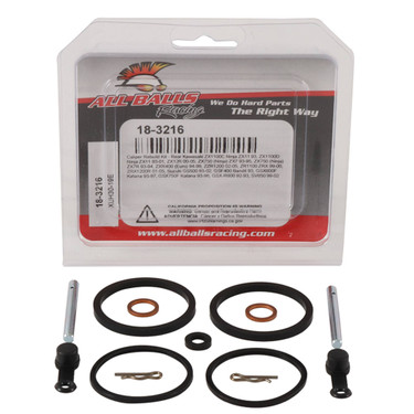 All Balls Rear Caliper Rebuild Kit for Kawasaki ZRX 1100 1999-2000 18-3216