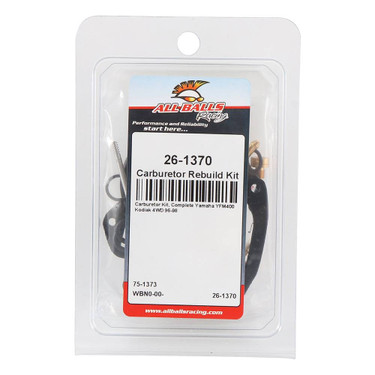 All Balls Carburetor Rebuild Kit 26-1370 for Yamaha YFM400 Kodiak 4WD 96 97 98