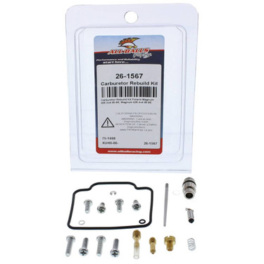 All Balls Carburetor Kit, Complete 26-1567 for Polaris Magnum 425 2x4 1995-1996