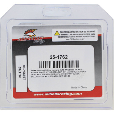 All Balls Wheel Bearing Kit 25-1762 for Rear Yamaha XV19 Raider 2008-2017