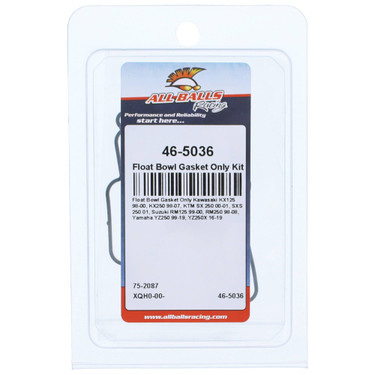 All Balls Float Bowl Gasket Only Kit 46-5036 for Kawasaki KX125 98-00