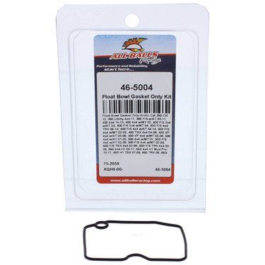 All Balls Float Bowl Gasket Only Kit 46-5004 for Arctic Cat 350 CR 12