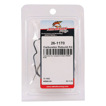 All Balls Carburetor Rebuild Kit 26-1170 for Honda CR 250 R 1990-1995